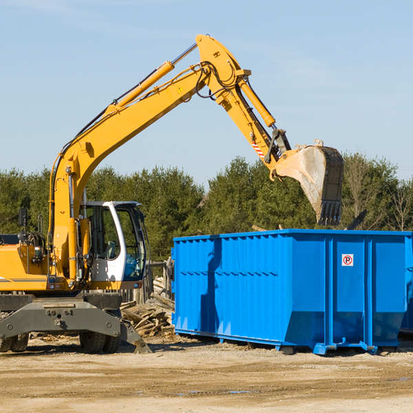 how does a residential dumpster rental service work in Summit View